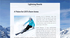 Desktop Screenshot of lightningboards.com