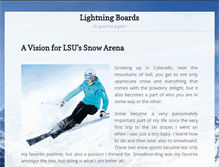 Tablet Screenshot of lightningboards.com